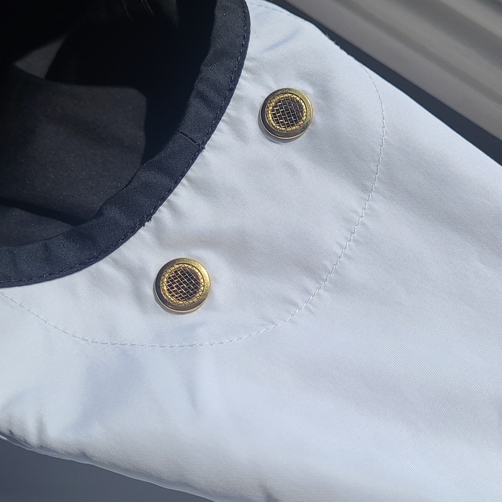 Lauren Ralph Lauren Reversible Vest with Gold Embroidered Crest - Picture 7 of 10